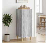 vidaXL Sideboard Grey Sonoma 33 x 34.5 x 90 cm Engineered Wood