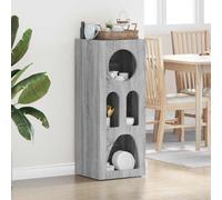 vidaXL Sideboard Grey Sonoma 40 x 35 x 100.5 cm Engineered Wood