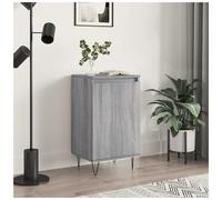 Sideboard Grey Sonoma 40x35x70cm Engineered Wood Compact Storage Cabinet Deluxe