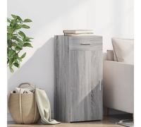 Sideboard Grey Sonoma 40x42.5x93 cm Engineered Wood 1 Drawer 1 Door ModernTVs UK