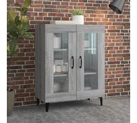 Sideboard Grey Sonoma 69.5x34x90 cm Engineered Wood Berkfield Home Grey One Size