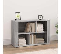 Sideboard Grey Sonoma 80x30x54 cm Engineered Wood Rustic Storage Cabinet Buffet