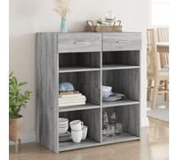 Sideboard Grey Sonoma 80x42.5x93 cm Engineered Wood