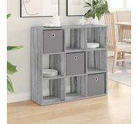 vidaXL Sideboard with Drawer Grey Sonoma 88.5 x 29 x 84.5 cm