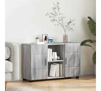 Wooden Cabinet with Shelf with Storage Engineered Wood Modern Furniture vidaXL