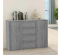 Vidaxl Sideboard Grey Sonoma 88X30X65 Cm Engineered Wood