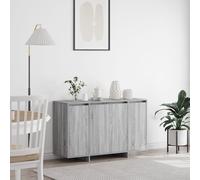 Sideboard Grey sonoma Engineered wood 120 x 41 x 75 cm Berkfield Home Multi One Size