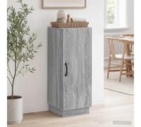 Sideboard Grey Sonoma Engineered Wood 33x34.5x87cm 1-Door Ample Storage Cabinet