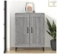 Sideboard Grey Sonoma Engineered Wood 69.5x34x90 cm Modern Storage with 2 Doors