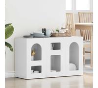 vidaXL Sideboard High Gloss White 100 x 35 x 59 cm Engineered Wood