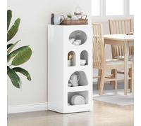 vidaXL Sideboard High Gloss White 40 x 35 x 100.5 cm Engineered Wood