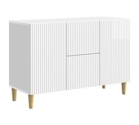 vidaXL Sideboard High Gloss White 89 x 34.5 x 60 cm Engineered Wood