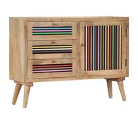 Sideboard Highboard Storage Cabinet Cupboard Organiser Solid Wood Mango vidaXL