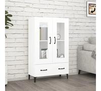 vidaXL Highboard White 70x31x115 cm Engineered Wood