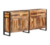 vidaXL Solid Wood Acacia Sideboard with Honey Finish Cabinet Cupboard Wooden