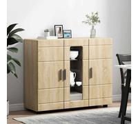 Sideboard Kitchen Buffet Cupboard Living Room Cabinet TV Stand with 3 Doors
