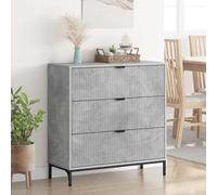 Sideboard Kitchen Storage Cabinet Home Cupboard with 3 Drawers Unit