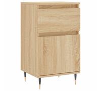 (sonoma oak, 1 pcs) vidaXL Sideboard Storage Cabinet Cupboard Side Cabinet White Engineered Wood