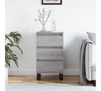vidaXL Sideboard Storage Side Cabinet Cupboard Grey Sonoma Engineered Wood
