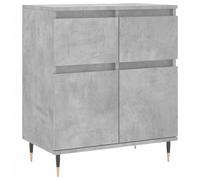 vidaXL Sideboard Storage Side Cabinet Cupboard Concrete Grey Engineered Wood
