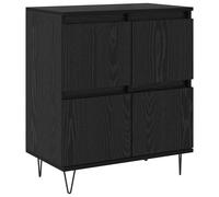 vidaXL Sideboard Black Oak 60 x 35 x 70 cm