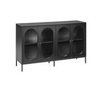 Sideboard LANGFORD Wood 83 cm Black