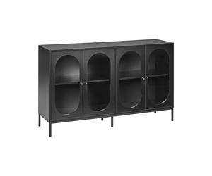 Sideboard LANGFORD Wood 83 cm Black