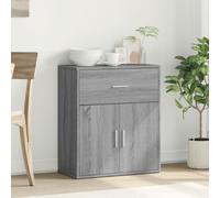 Sideboard Living Room Wood Cupboard Storage Unit with 1 Drawer 2 Doors Cabinet