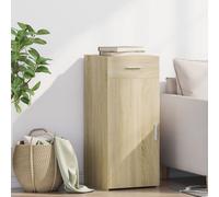 Sideboard Modern Slim Sonoma Oak 42.5x40x93 cm Engineered Wood 1 Drawer 1-Door