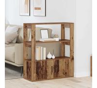 Sideboard Old wood 30 x 80 x 90 cm Engineered wood 2 doors Modern storage Large