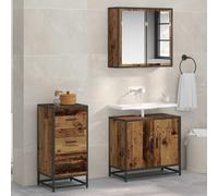 Sideboard Old Wood 35.5x35x76cm Engineered Wood Modern Storage Console for Home