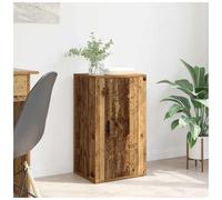 Sideboard Old wood 40 x 33 x 70 cm Engineered Wood 1 Door Compact Storage Retro