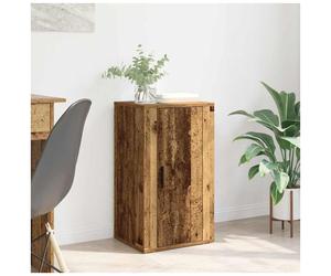 Sideboard Old wood 40 x 33 x 70 cm Engineered Wood 1 Door Compact Storage Retro