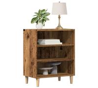 Sideboard Old Wood 57x35x75cm Engineered Wood with Eucalyptus Accents -retro