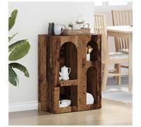 Sideboard Old Wood 59x35x80.5 cm Engineered Wood Storage Cabinet Modern SlimUnit