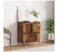 Sideboard Old Wood 60x35x70cm Engineered 4-Door Storage Cabinet LivingRoom Unit