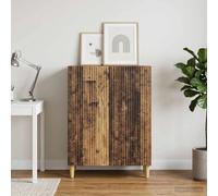 Sideboard Old Wood 66x34.5x90cm Engineered Wood Vintage Storage Cabinet Console