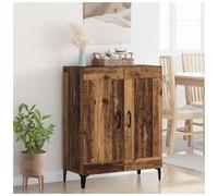 Sideboard Old Wood 69.5x34x90cm Engineered Wood Storage Cabinet with Legs 2-Door