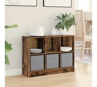Sideboard Old Wood 73.5x22.5x53.5 cm Engineered Wood 3 Drawers Modern Versatile