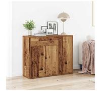 Sideboard Old Wood 88x30x70 cm Engineered Wood 1 Large Drawer & 3 Doors for Home