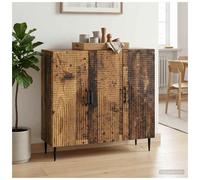 Sideboard Old Wood 89x34.5x80cm Engineered Wood Vintage Modern Storage 3doorunit