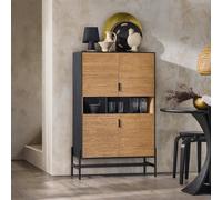 Sideboard Shoe Storage Cabinet Organiser,black,sobuy Hfsb03-Sch