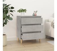 (concrete grey) vidaXL Sideboard Engineered Wood Storage Cabinet Home Organiser Multi Colours