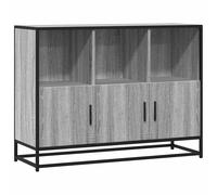 (grey sonoma) vidaXL Sideboard Smoked Oak 100x35x76 cm Engineered Wood storage cabinet