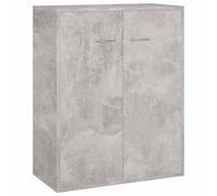 Vidaxl Sideboard Concrete Grey 60X30X75 Cm Engineered Wood
