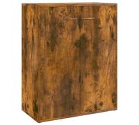 vidaXL Sideboard Smoked Oak 60x30x75 cm Engineered Wood