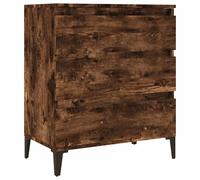 Vidaxl Sideboard Smoked Oak 60X35X70 Cm Engineered Wood