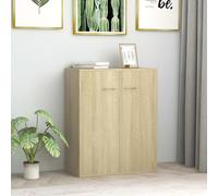vidaXLboard Sonoma Oak Engineered Wood Indoor Living Room Storage Cabinet