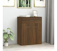 (Brown oak) vidaXL Sideboard Engineered Wood Storage Drawer Cabinet Unit Multi Colours