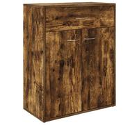 Vidaxl Sideboard Smoked Oak 60X30X75 Cm Engineered Wood